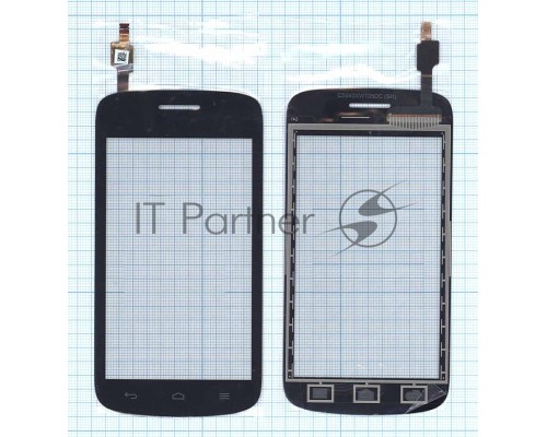 Сенсорное стекло (тачскрин) для Huawei Ascend Y310, черное