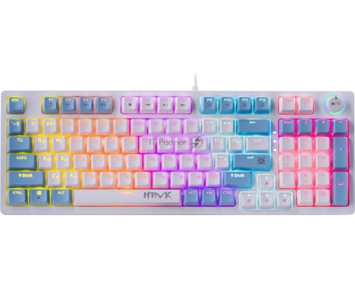 Клавиатура DEFENDER MECHANICAL HAWK GK-418 RU RGB 45421