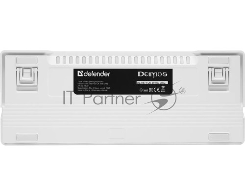 Клавиатура DEFENDER MECHANICAL DEIMOS GK-303 RU RGB 45304