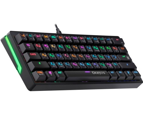 Клавиатура DEFENDER MECHANICAL DEIMOS GK-303 RU RGB 45303