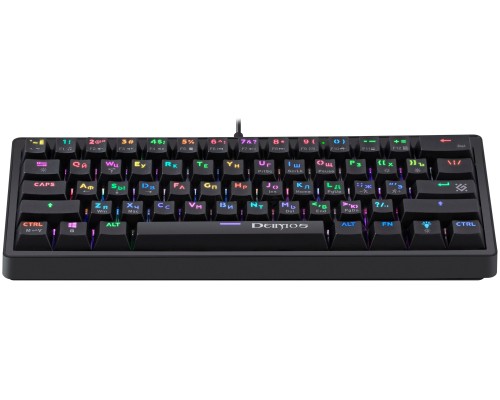 Клавиатура DEFENDER MECHANICAL DEIMOS GK-303 RU RGB 45303