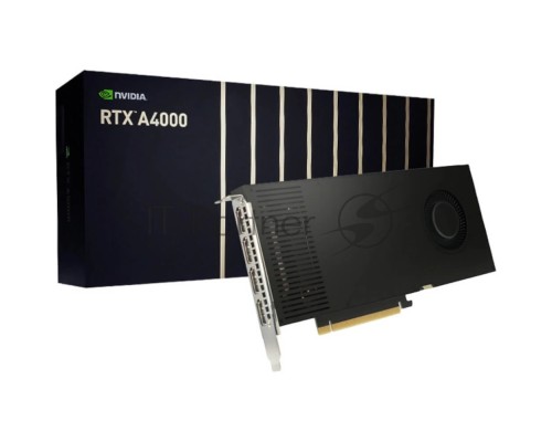 Видеокарта Nvidia RTX A4000 (ATX brackets) with ATX brackets installed (900-5G190-2200-000 alt PN)