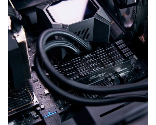 Оперативная память Kingston 16GB DDR4 3200 (2*8Gb) DIMM FURY Renegade Black Gaming Memory KF432C16RB2K2/16 Non-ECC, CL16,1.35V, Кит 2х8GB , RTL