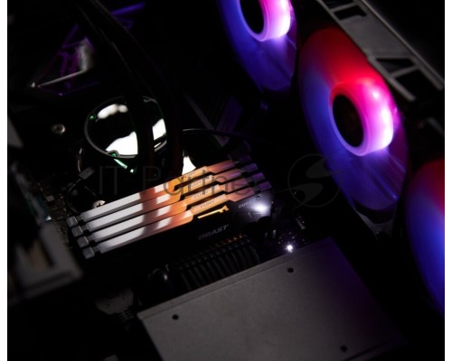 Оперативная память Kingston 8GB DDR5 6000 DIMM FURY Beast Black RGB KF560C40BBA-8 Non-ECC, CL40, 1.35V, 1RX8 40-40-40  288-pin, RTL