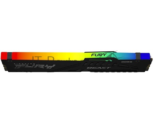 Оперативная память Kingston 8GB DDR5 6000 DIMM FURY Beast Black RGB KF560C40BBA-8 Non-ECC, CL40, 1.35V, 1RX8 40-40-40  288-pin, RTL