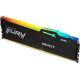 Оперативная память Kingston 8GB DDR5 6000 DIMM FURY Beast Black RGB KF560C40BBA-8 Non-ECC, CL40, 1.35V, 1RX8 40-40-40  288-pin, RTL