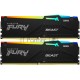 Оперативная память Kingston 16GB DDR5 5200 DIMM FURY Beast Black RGB  KF552C40BBAK2-16 kit 2*8,Non-ECC,  CL40, 1.25V, 288-pin RTL