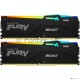 Оперативная память Kingston 16GB DDR5 5200 DIMM FURY Beast Black RGB  KF552C40BBAK2-16 kit 2*8,Non-ECC,  CL40, 1.25V, 288-pin RTL