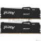 Оперативная память Kingston 16GB DDR5 5200 DIMM FURY Beast Black RGB  KF552C40BBAK2-16 kit 2*8,Non-ECC,  CL40, 1.25V, 288-pin RTL