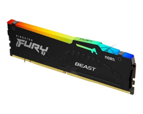 Оперативная память Kingston 8GB DDR5 4800 DIMM FURY Beast RGB Gaming Memory KF548C38BBA-8 Non-ECC, , CL38 , 1.1V, 1RX16, RTL (328455)