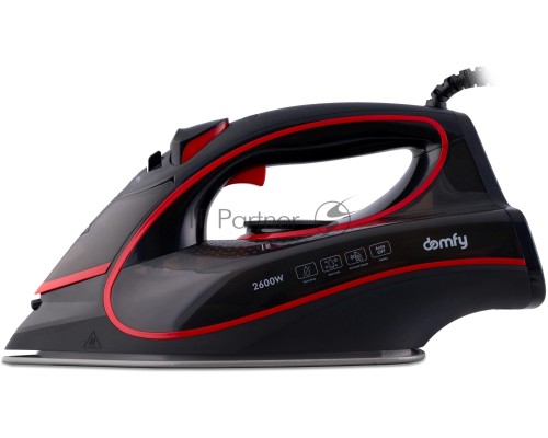 Утюг Domfy DSC-EI606 2600Вт черный/красный