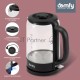 Чайник электрический Domfy DSB-EK304 1.7л. 2200Вт черный (корпус: стекло)
