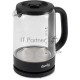 Чайник электрический Domfy DSB-EK304 1.7л. 2200Вт черный (корпус: стекло)