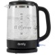 Чайник электрический Domfy DSB-EK304 1.7л. 2200Вт черный (корпус: стекло)