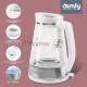 Чайник электрический Domfy DSW-EK505 1.9л. 3000Вт белый/прозрачный (корпус: стекло)