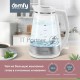 Чайник электрический Domfy DSW-EK505 1.9л. 3000Вт белый/прозрачный (корпус: стекло)