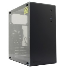Zircon Корпус Mozart BK без БП (Midi Tower,ATX, Черный., Зак. стекло, 1*USB3.0, 1*USB2.0, 1*92мм)