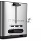 Тостер Kitfort КТ-6202 850Вт нержавеющая сталь/черный