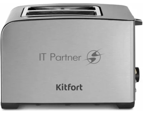 Тостер Kitfort КТ-6204 850Вт нержавеющая сталь/черный