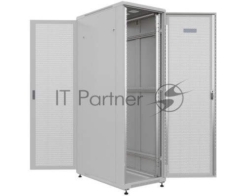 Шкаф серверный NTSS Премиум (NTSS-R22U60100PD/PD) напольный 22U 600x1000мм пер.дв.перфор. задн.дв.перфор. 900кг серый IP20 сталь