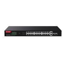 IP-COM G1128P-24-410W Неуправляемый гигабитный PoE коммутатор Ethernet 26GE+2SFP с 24 портами PoE