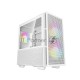 Компьютерный корпус Deepcool CH360 WH без БП, боковое окно (закаленное стекло), 2x140мм ARGB LED вентилятор спереди и 1x120мм ARGB LED вентилятор сзади, белый, mATX
