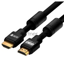 Кабель GCR 1.0m HDMI 2.1, черный, 8K 60Hz, 4K 144Hz, динамический HDR, 4:4:4, Ultra HD, 48.0 Гбит/с, 3 Х экран, ферритовые фильтры, GCR-53659