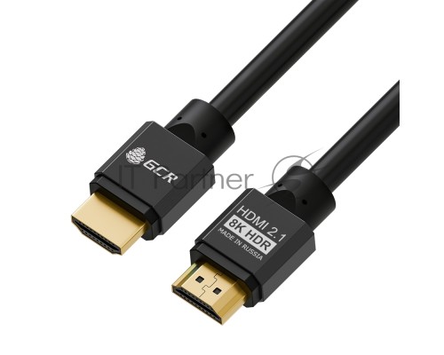 Кабель GCR 1.0m HDMI 2.1, черный, 8K 60Hz, 4K 144Hz, динамический HDR, 4:4:4, Ultra HD, 48.0 Гбит/с, 2 Х экран, армирование, GCR-55548 Кабель GCR 1.0m HDMI 2.1, черный, 8K 60Hz, 4K 144Hz, динамический HDR, 4:4:4, Ultra HD, 48.0 Гбит/с, 2 Х экран, армирование, GCR-55548