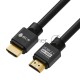 Кабель GCR 1.0m HDMI 2.1, черный, 8K 60Hz, 4K 144Hz, динамический HDR, 4:4:4, Ultra HD, 48.0 Гбит/с, 2 Х экран, армирование, GCR-55548