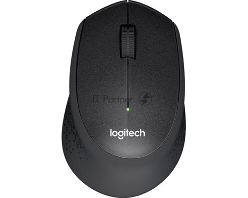 Мышь беспроводная Logitech M330 SILENT PLUS черный, 1000 dpi, радиоканал, USB, кнопки - 3