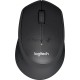 Мышь беспроводная Logitech M330 SILENT PLUS черный, 1000 dpi, радиоканал, USB, кнопки - 3