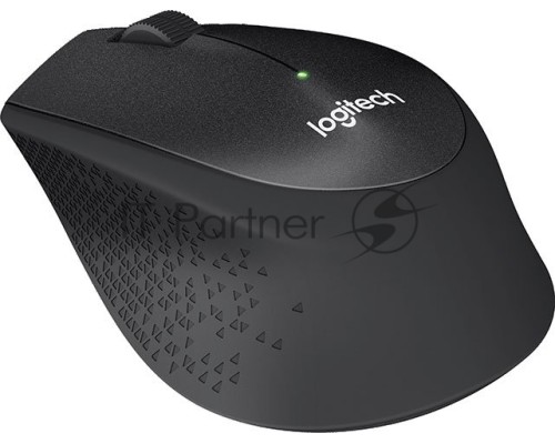 Мышь беспроводная Logitech M330 SILENT PLUS черный, 1000 dpi, радиоканал, USB, кнопки - 3