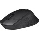 Мышь беспроводная Logitech M330 SILENT PLUS черный, 1000 dpi, радиоканал, USB, кнопки - 3