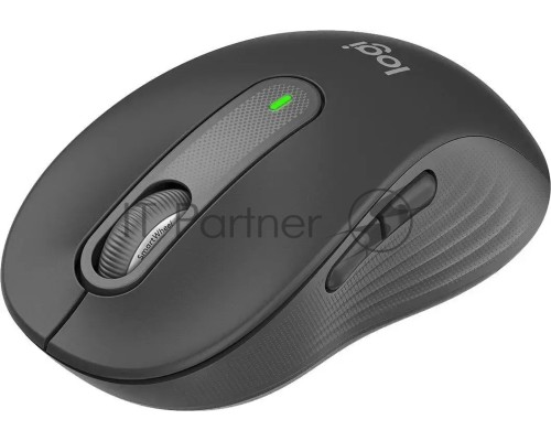 Мышь беспроводная Logitech Signature M650 графитовый, 4000 dpi, радиоканал, Bluetooth, USB, кнопки - 5