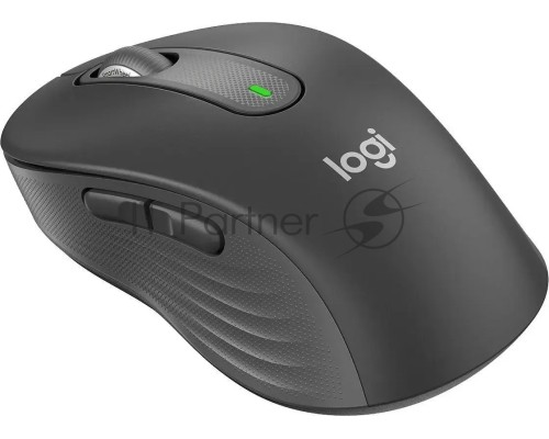 Мышь беспроводная Logitech Signature M650 графитовый, 4000 dpi, радиоканал, Bluetooth, USB, кнопки - 5