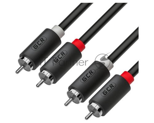 Кабель GCR 1.5m аудио 2 х RCA / 2 х RCA , черный, GCR-54126 Кабель GCR 1.5m аудио 2 х RCA / 2 х RCA , черный, GCR-54126