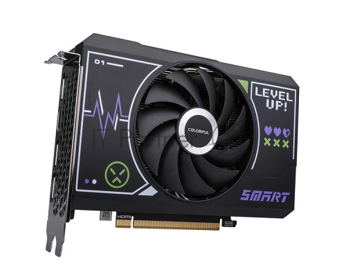 Видеокарта Colorful GeForce RTX 4060 Mini 8GB-V 128-bit GDDR6 DPx3 HDMI 1FAN RTL