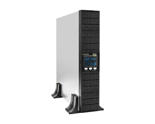 [ИБП] Exegate EX296960RUS ИБП On-line ExeGate PowerExpert ULS-575-10kVA.LCD.AVR.T.USB.RS232.SNMP.2U <10000VA/10000W, On-Line, PF=1, LCD, клеммы, RS232, USB, SNMP-slot, EPO, батареи внешние 192В/240В суммарн
