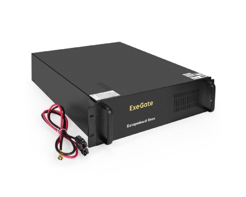 [ИБП] Exegate EX296985RUS Батарейный блок ExeGate PowerExpert BX-3U.240V.20S7Ah для ULS-575-6kVA/ULS-575-10kVA <встроенные батареи 12V 7.2Ah - 20шт, Rackmount 3U, металлический корпус, Black>