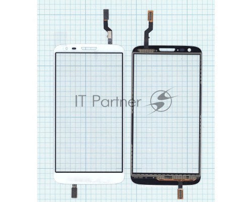 Сенсорное стекло (тачскрин) для LG Optimus G2 D801, белое