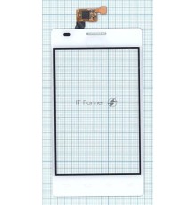 Сенсорное стекло (тачскрин) для LG Optimus L5 Dual E615, белое
