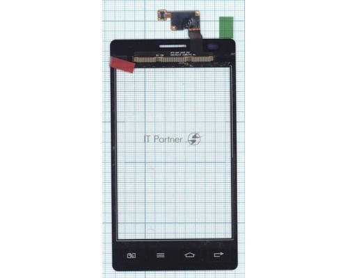 Сенсорное стекло (тачскрин) для LG Optimus L5 Dual E615, белое