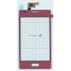 Сенсорное стекло (тачскрин) для LG Optimus L5 E610 E612. розовое