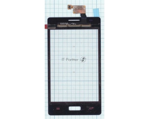 Сенсорное стекло (тачскрин) для LG Optimus L5 E610 E612. розовое