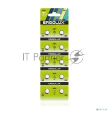 Батарейка для часов Ergolux AG 4  BL-10 (AG4-BP10, LR66 /LR626 /177 /377) (10 шт. в уп-ке)