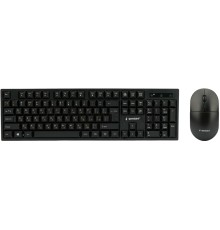 Комплект кл-ра+мышь беспров. Gembird KBS-6000, черный, 2.4ГГц, 1600 DPI,  мини-приемник-USB