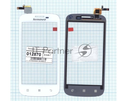 Сенсорное стекло (тачскрин) для Lenovo A760, белое