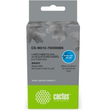 Картридж ленточный Cactus CS-M210-750595BK M210-750-595-BK для Brady M210/M211/M210-LAB