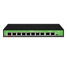 Digma DSP208F-2F-T120 Коммутатор V1 (L2) 10х100Мбит/с 8PoE 8PoE+ 120W неуправляемый