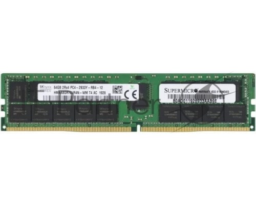 Оперативная память Hynix DDR4  64GB RDIMM (PC4-23400) 2933MHz ECC Registered 1.2V, 1 year, OEM